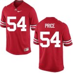 Men's Ohio State Buckeyes #54 Billy Price Red Nike NCAA College Football Jersey Original PUB4044UI